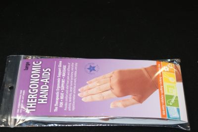THERGONOMIC HAND AIDS GLOVES LARGE PAIR